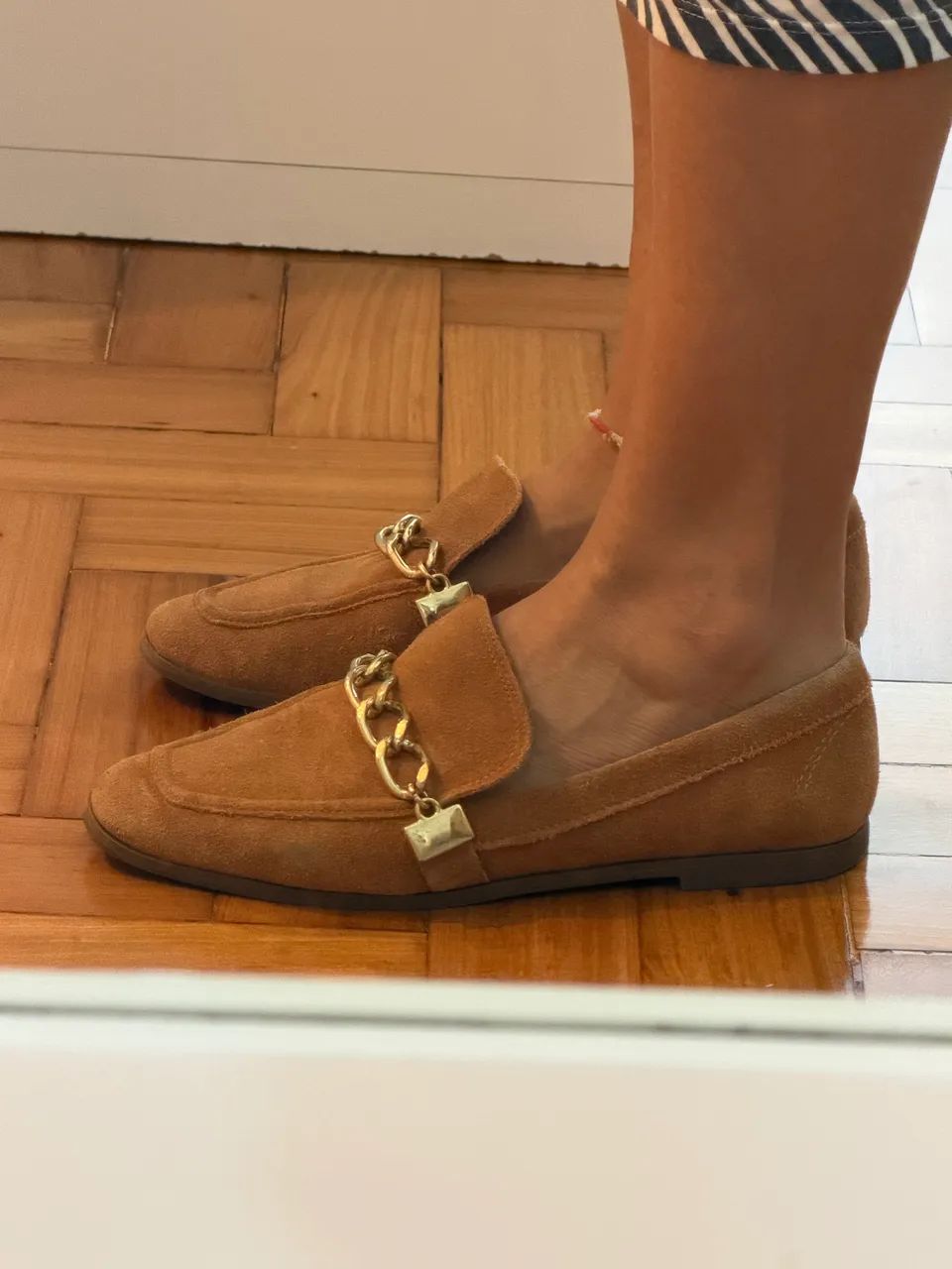 Mocassim schutz caramelo tam 37 - Foto 3
