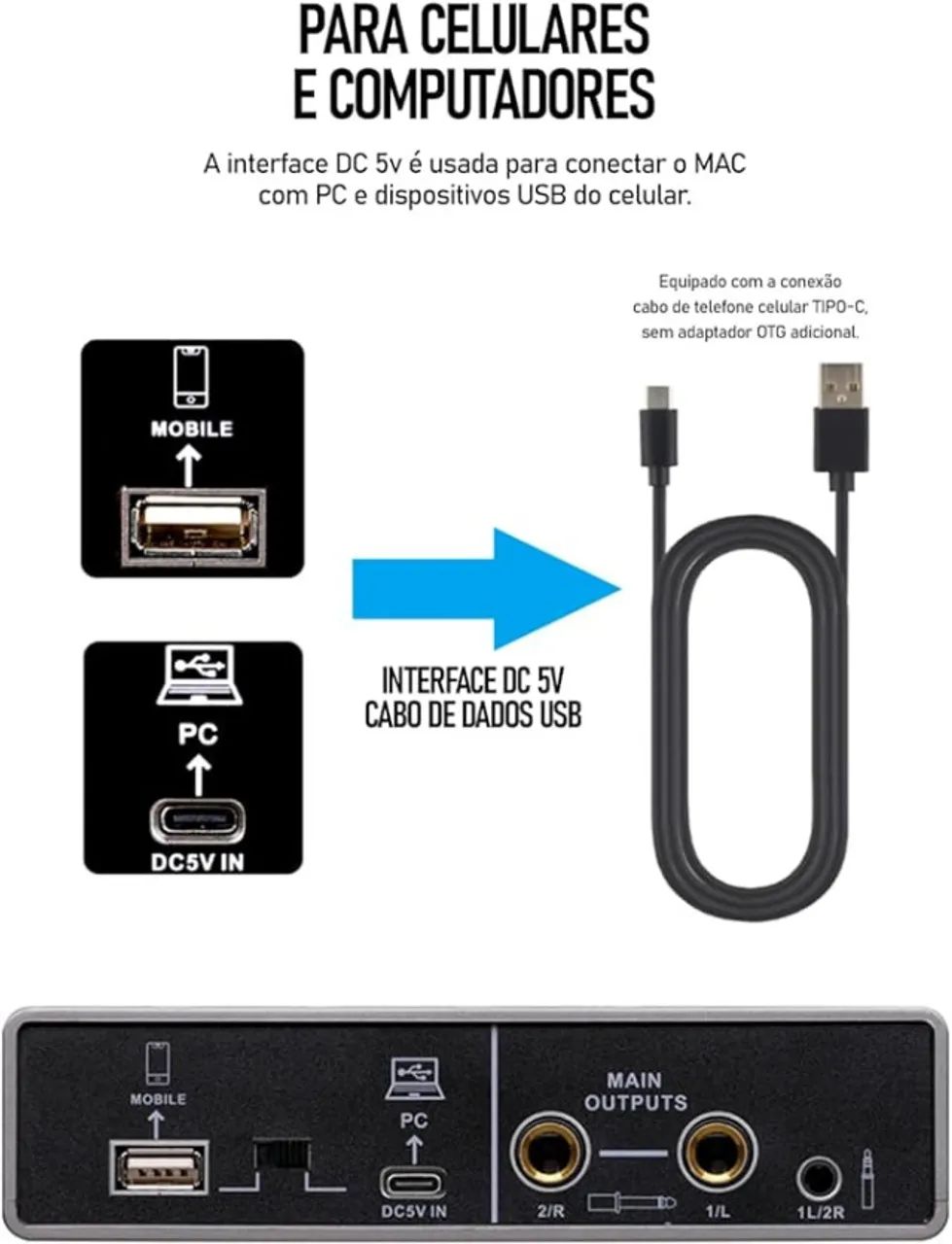 Interface de Áudio USB Teyun Q-16 - Foto 3