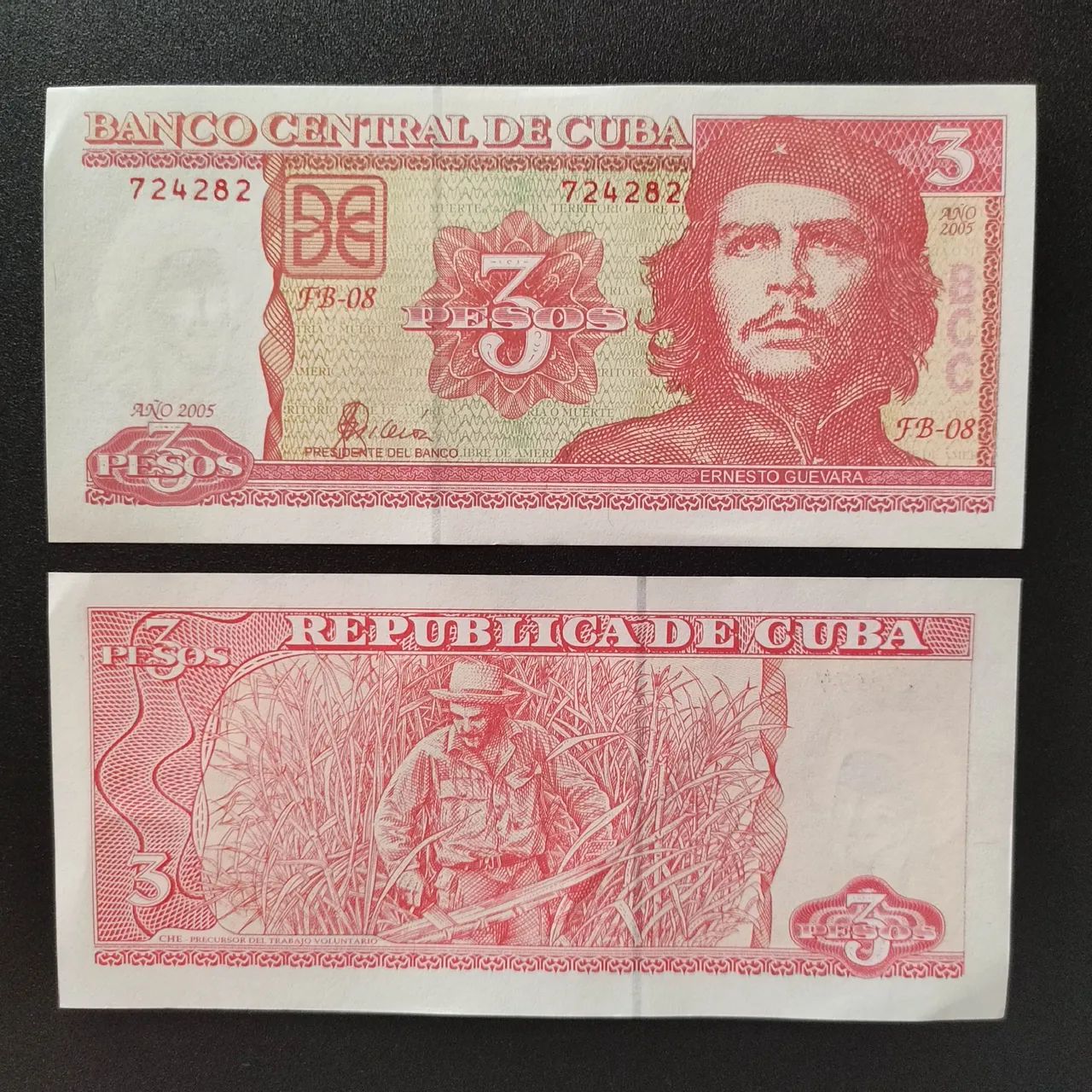 Cédula de R$ 3,00 Pesos (Cuba)