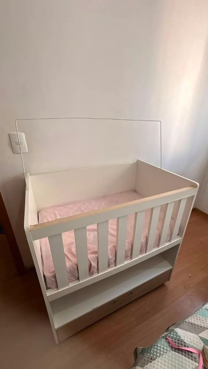 Mini berço com colchão 