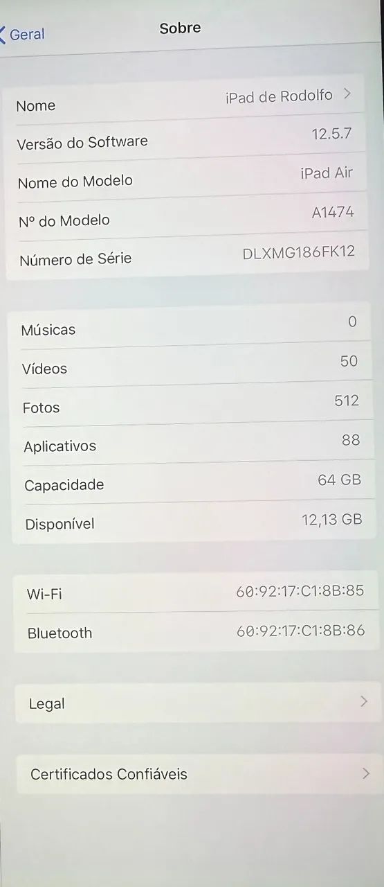 iPad Air 64GB Wi-Fi Cinza - Impecável + Capa - Foto 4
