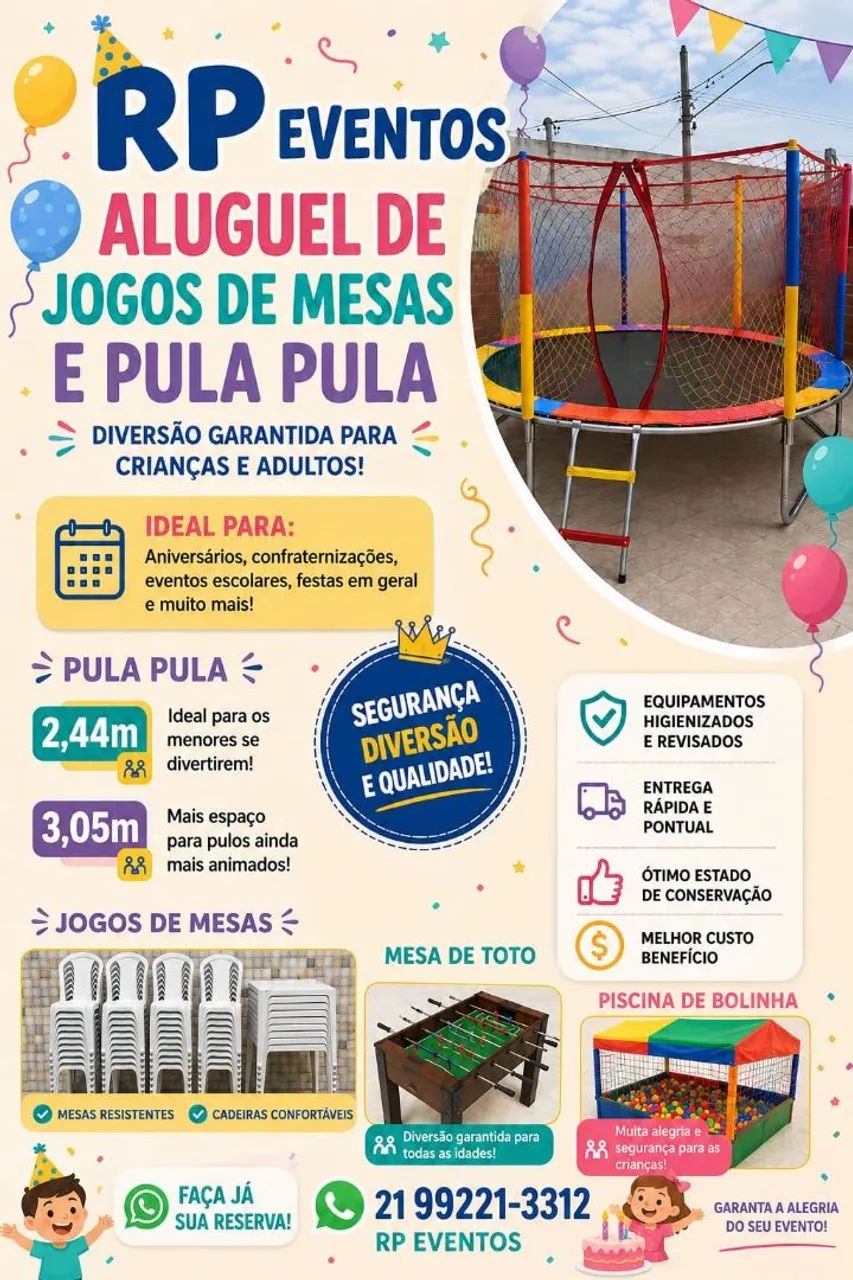 Aluguel de jogos de mesas e brinquedos. - Foto 5