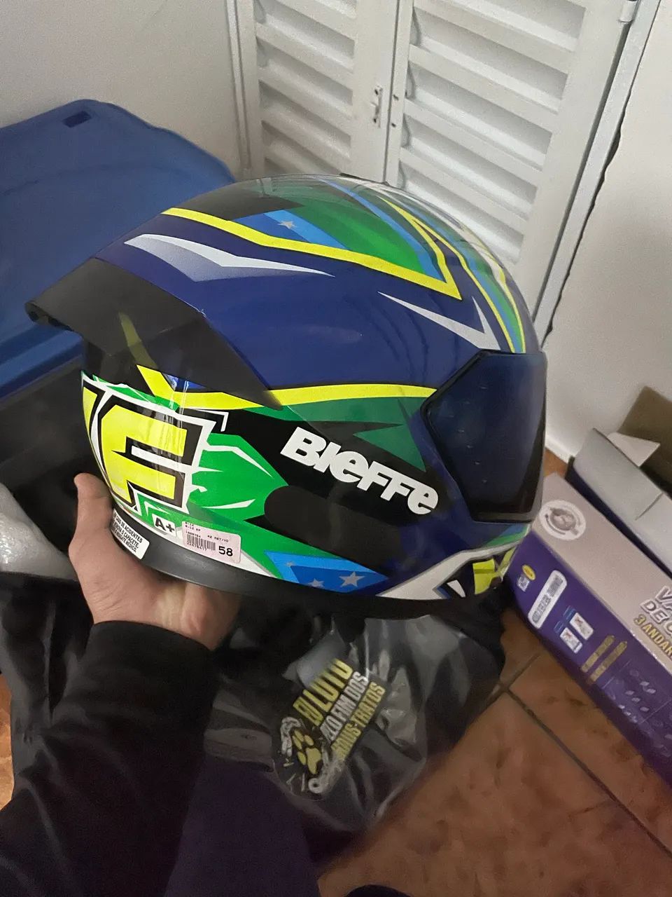 Capacete Bieffe Brasil - Foto 4