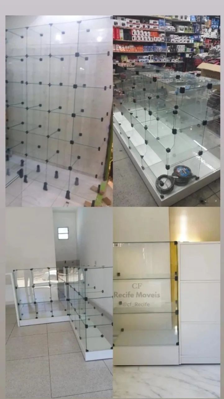 Expositor de vidros (valor por metro)