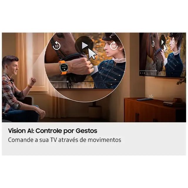 Smart TV Samsung Vision AI QLED Ultra 4K 65? Q7F nova, nota fiscal e garantia 1 ano - Foto 2