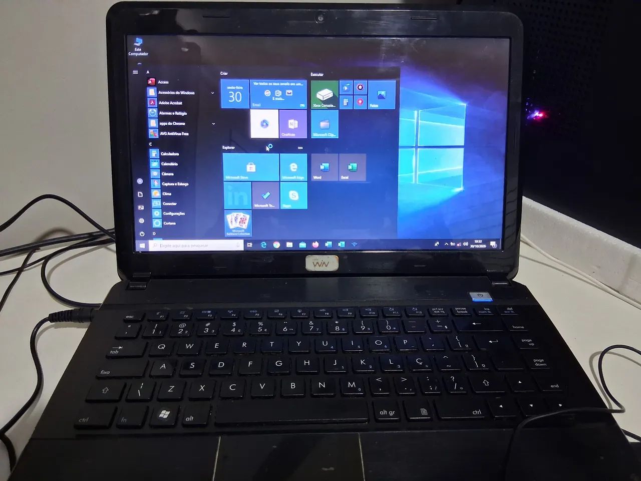Notebook lenovo-  Intel Core i3 14"  RAM 4,00 GB