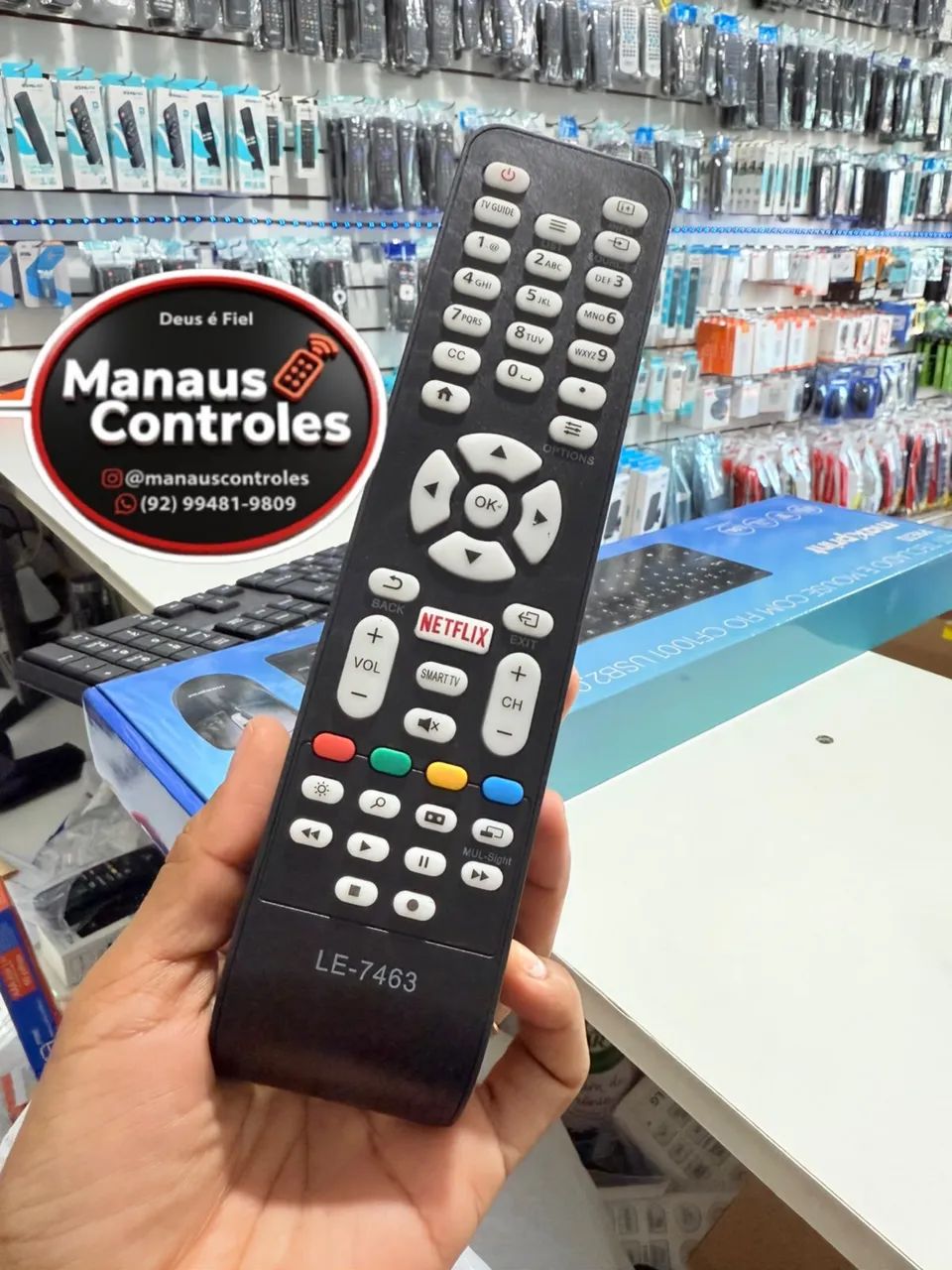 Controle para tv smart aoc lcd 
