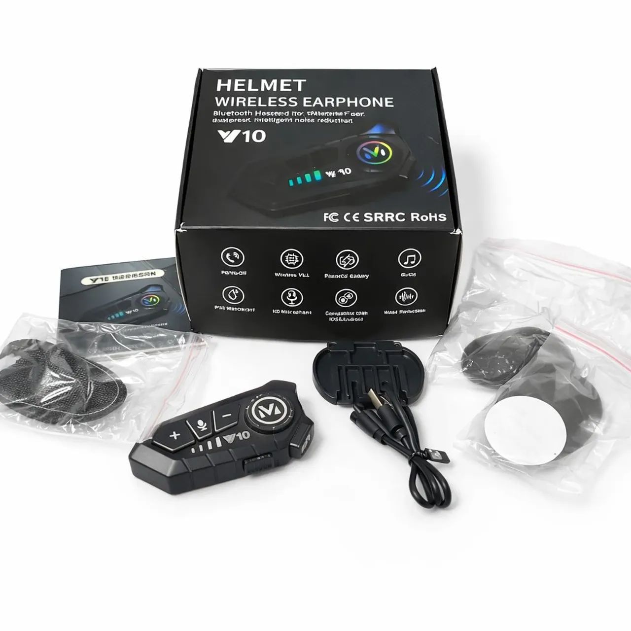 fone capacete sem fio bluetooth barato