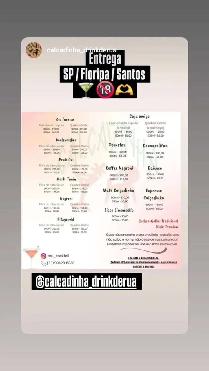 DRINKS PRONTOS ENGARRAFADOS E SERVIÇO DE BAR EM CASA - Foto 2