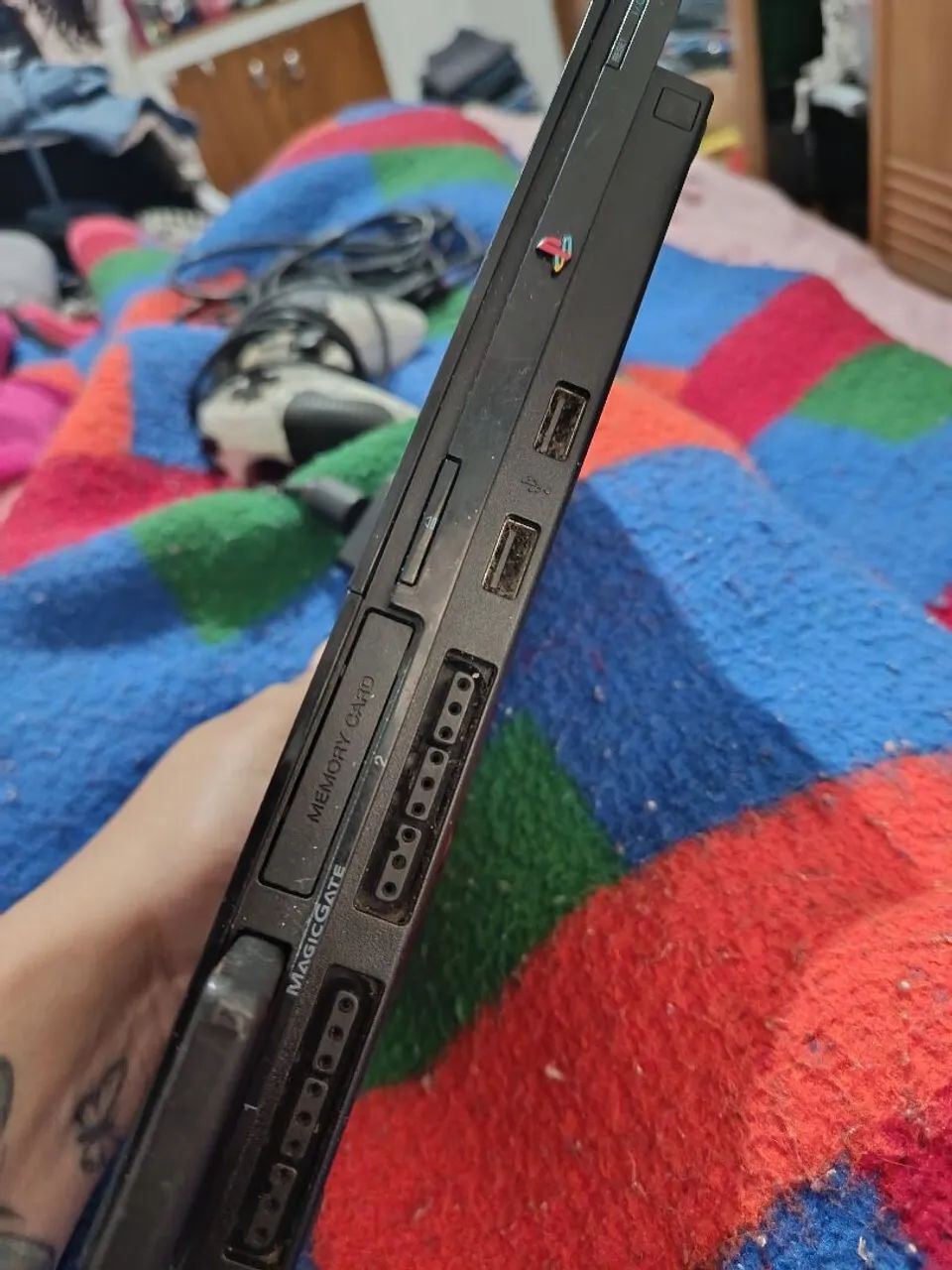 PS2 com controle  - Foto 3