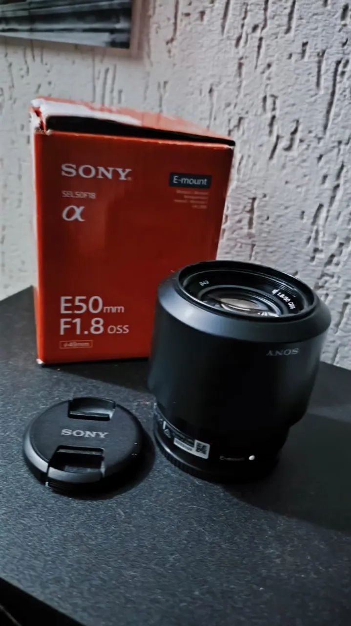 Lente Sony 50mm f1.8 OSS NA CAIXA!  - Foto 3