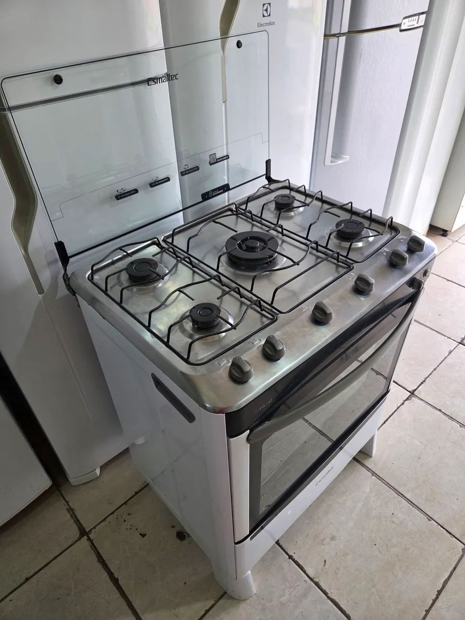 Fogão Esmaltec 5 bocas - automático - ENTREGO<br> - Foto 4