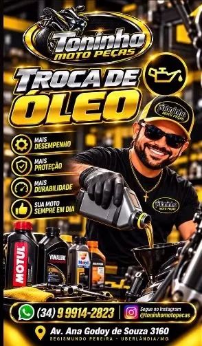 TROCA DE OLEO DE MOTOS 