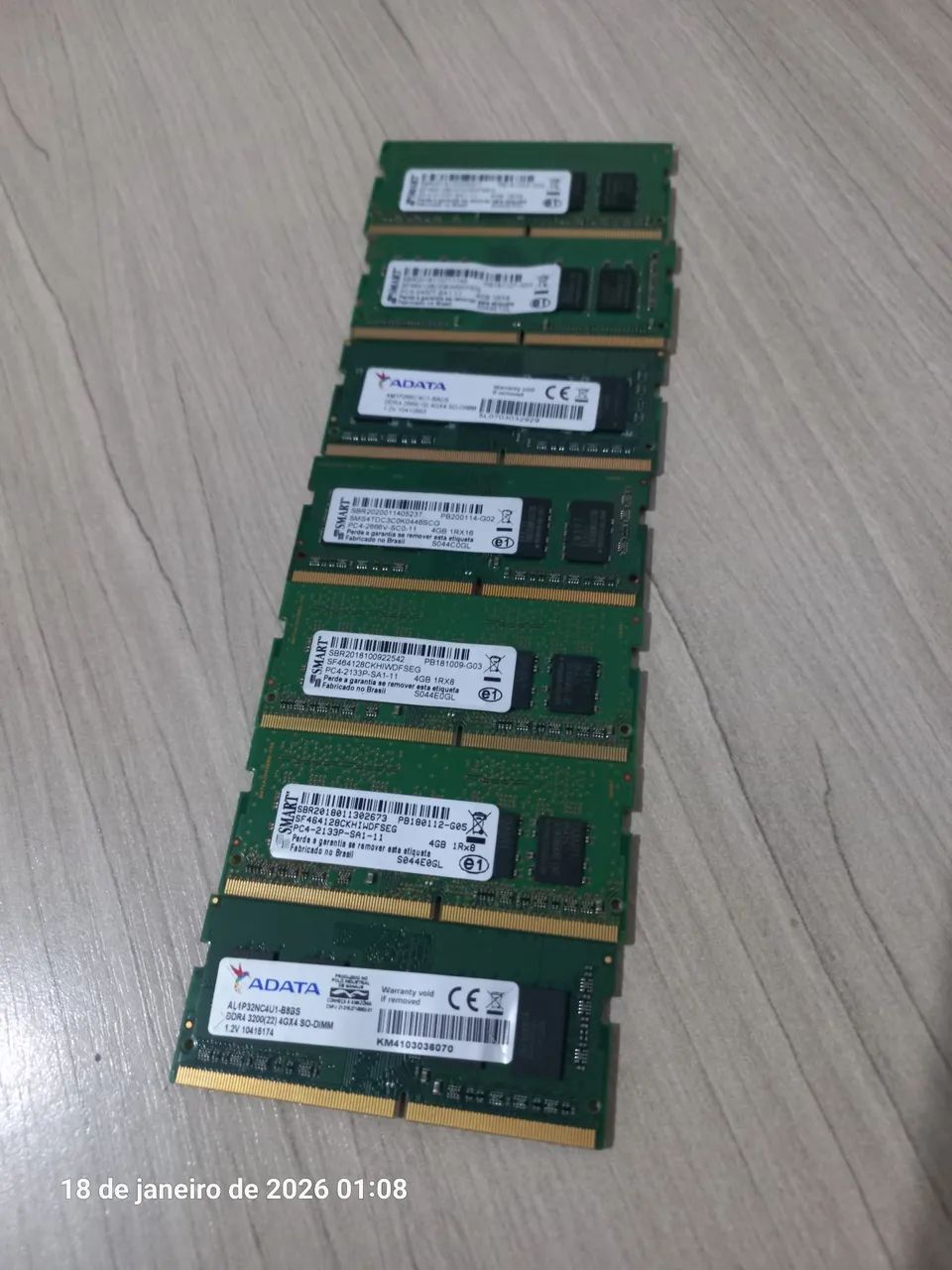 Memória DDR4 para notebook 4gb/8gb/16gb/32gb