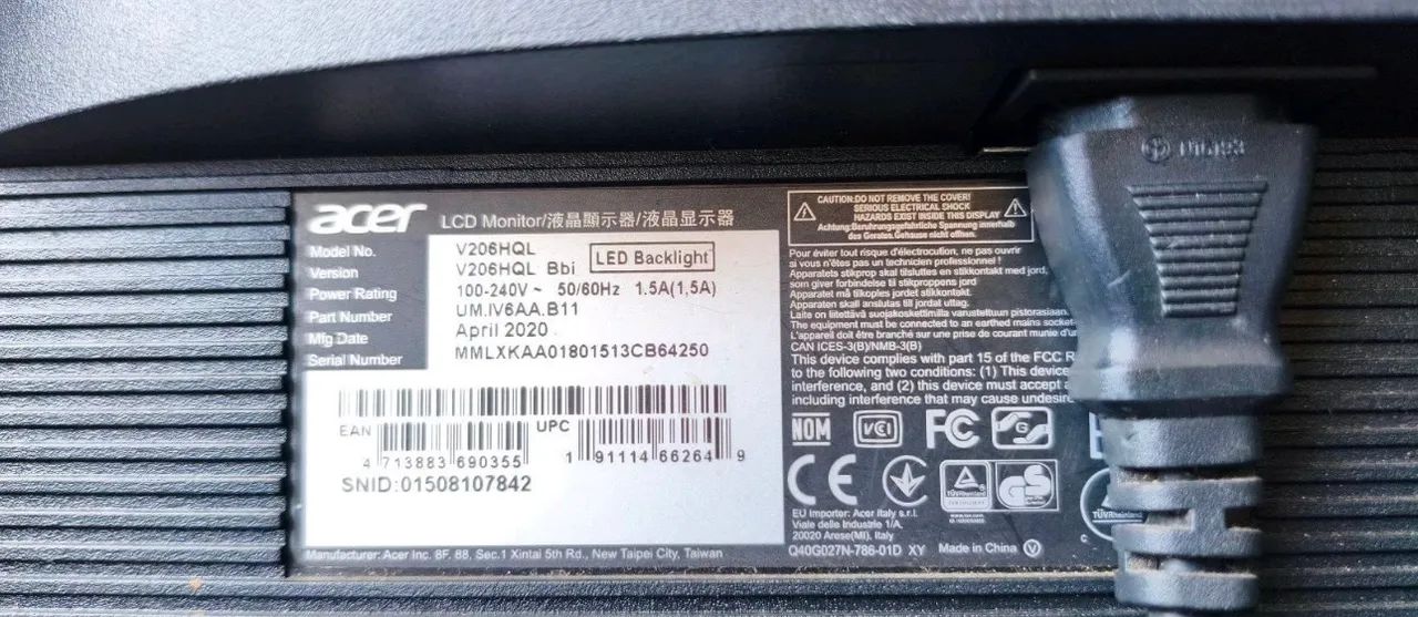 Monitor Acer 19.5 - Foto 3