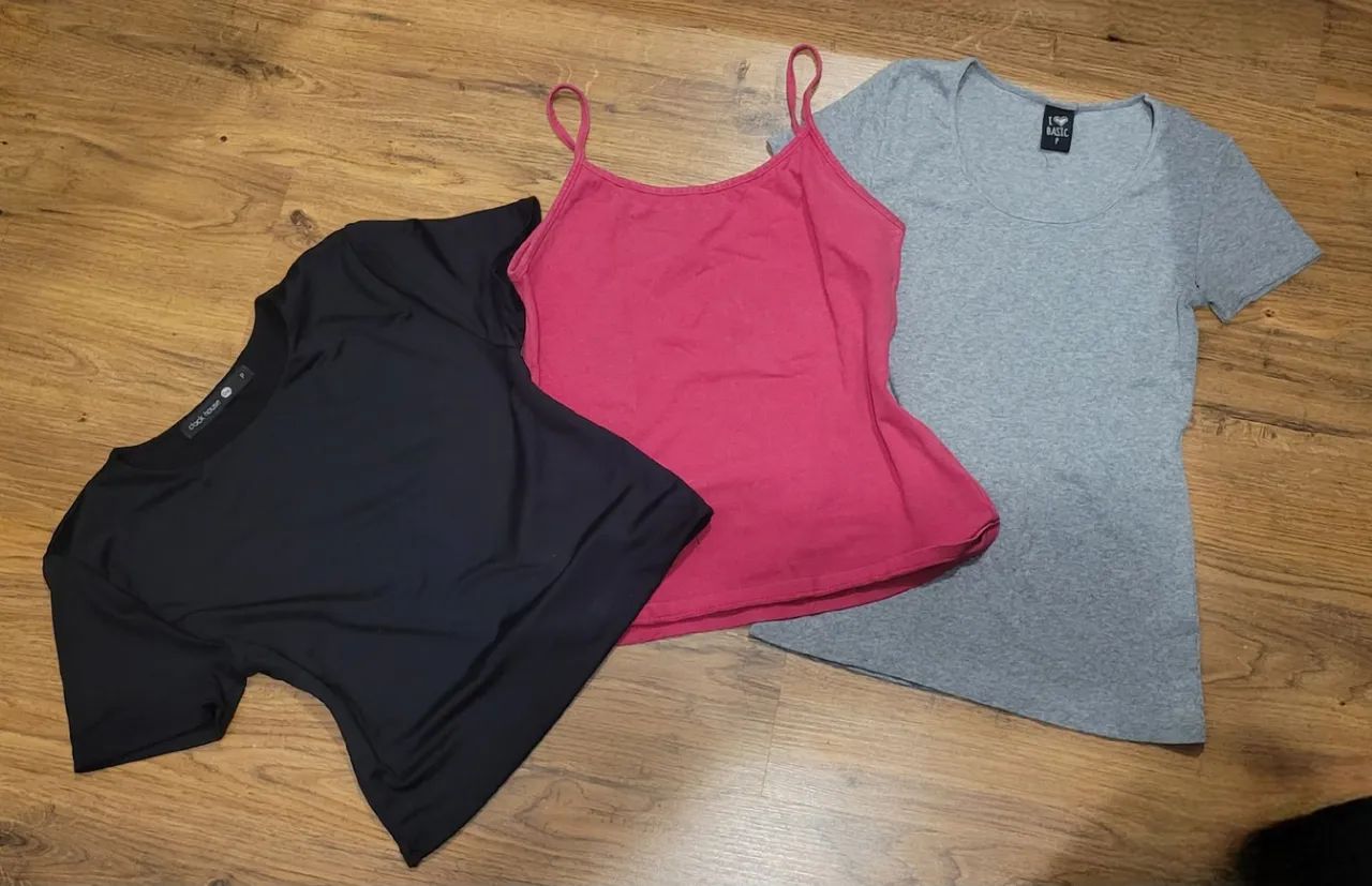 kit 3 Blusas Tamanho P