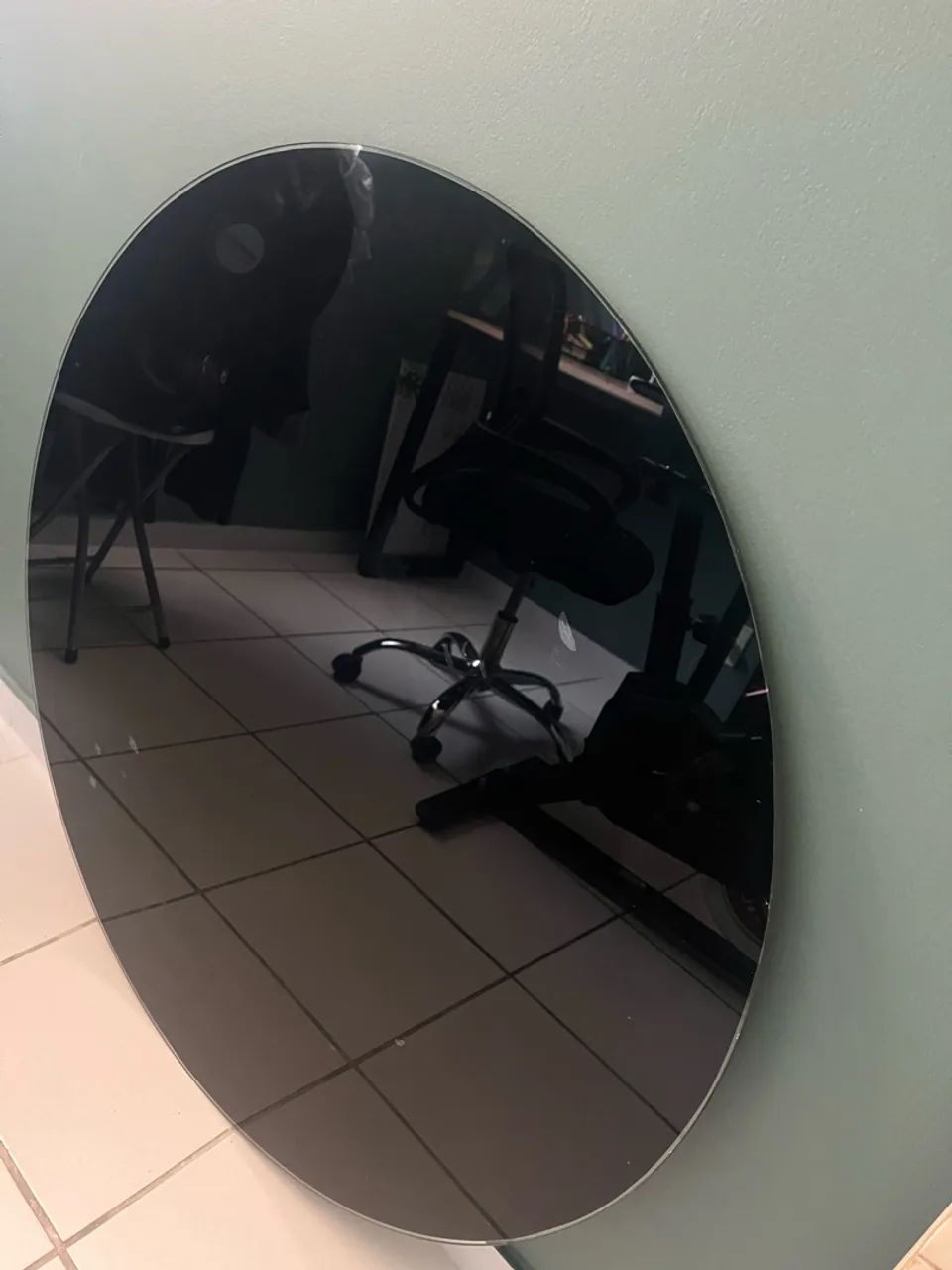 Tampo de vidro de mesa 95cm X 95cm  - Foto 2