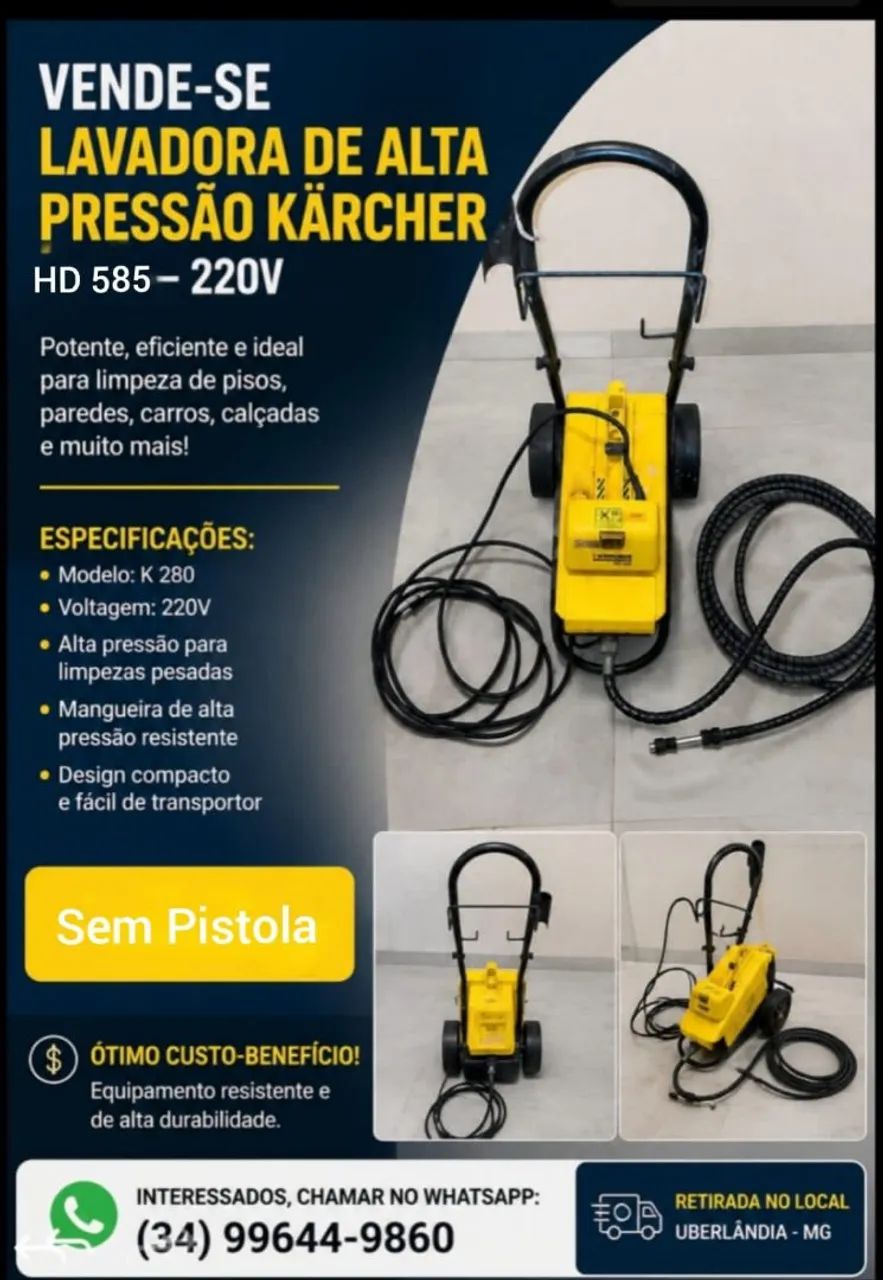 Lavadora alta pressão 