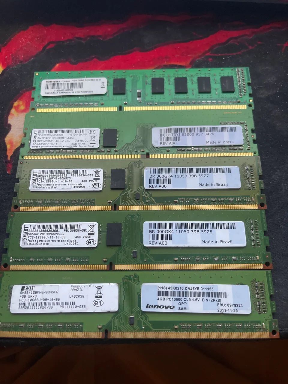 Memória ram ddr3 4gb funcionando perfeitamente 