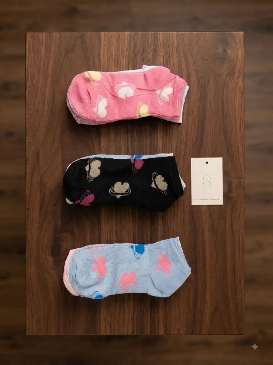 Meias promoção  (kit com 3 pares) - Foto 3
