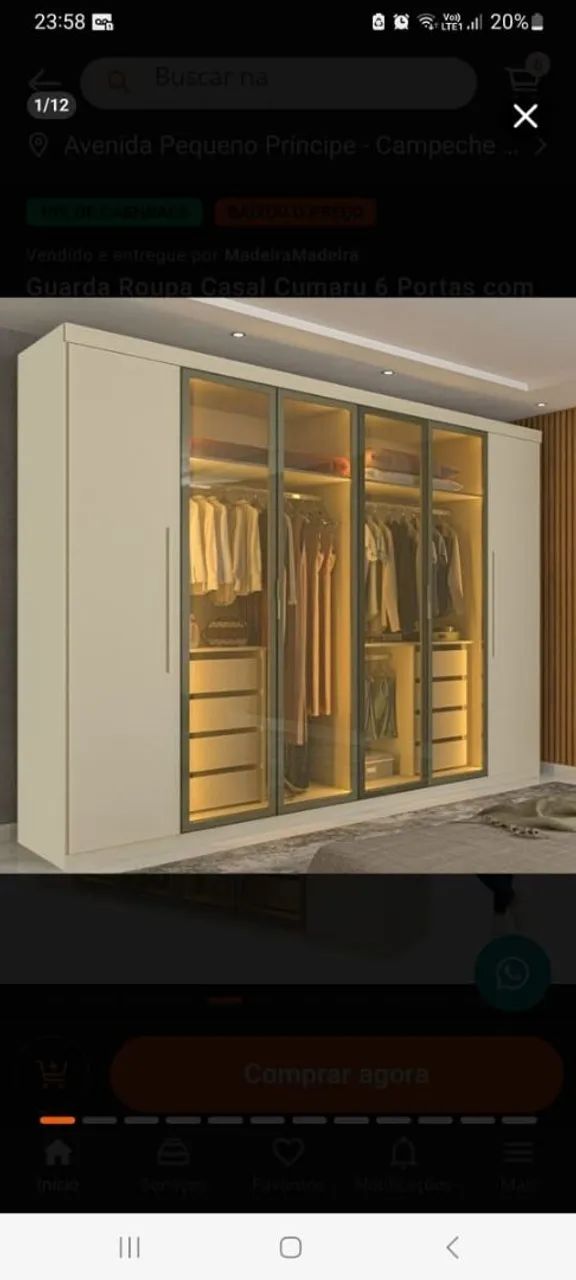 Guardar roupa casal - Foto 4