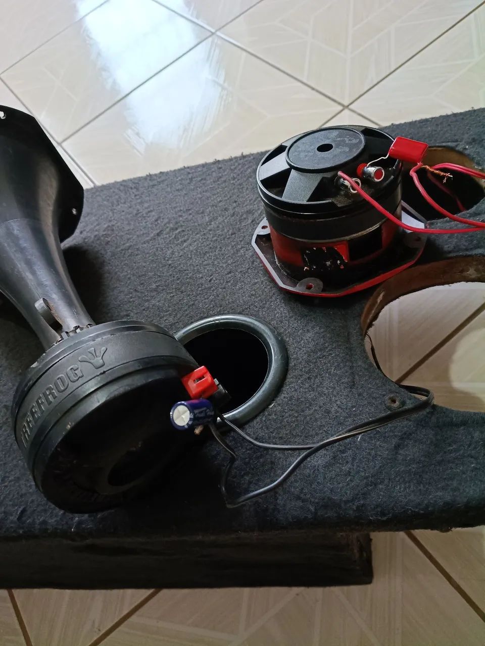 Som automotivo box trio sub corneta e tweeter  - Foto 5