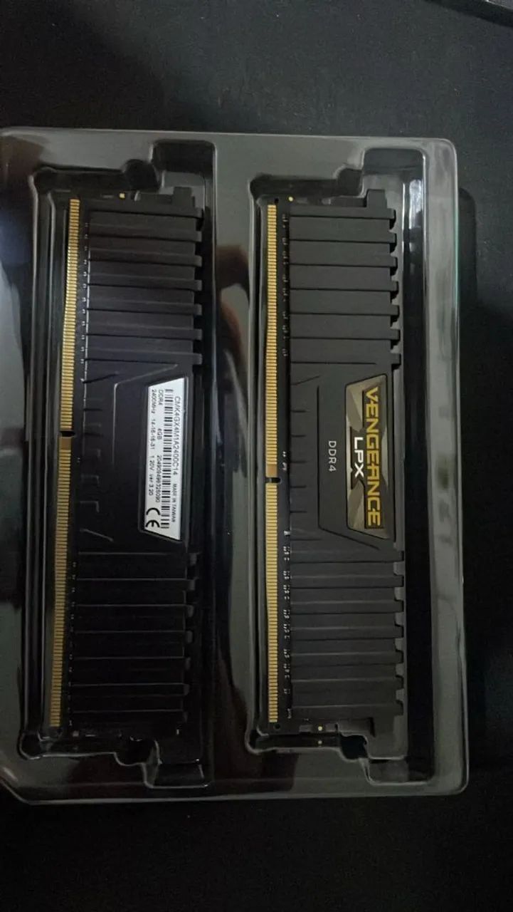 Memoria ram 2x 4gb 2.400mhz