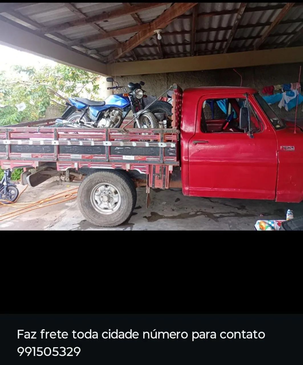 Faz frete para toda a cidade *29