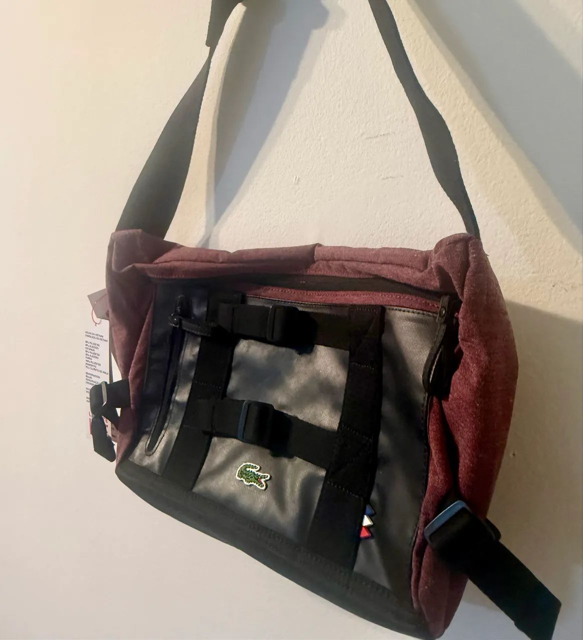 Bolsa Lacoste alça transversal - Original, com etiquetas - Novo - Foto 4