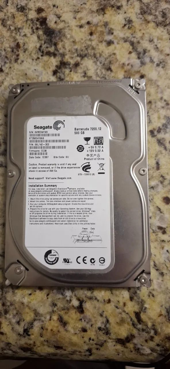 HDD Seagate 500GB 