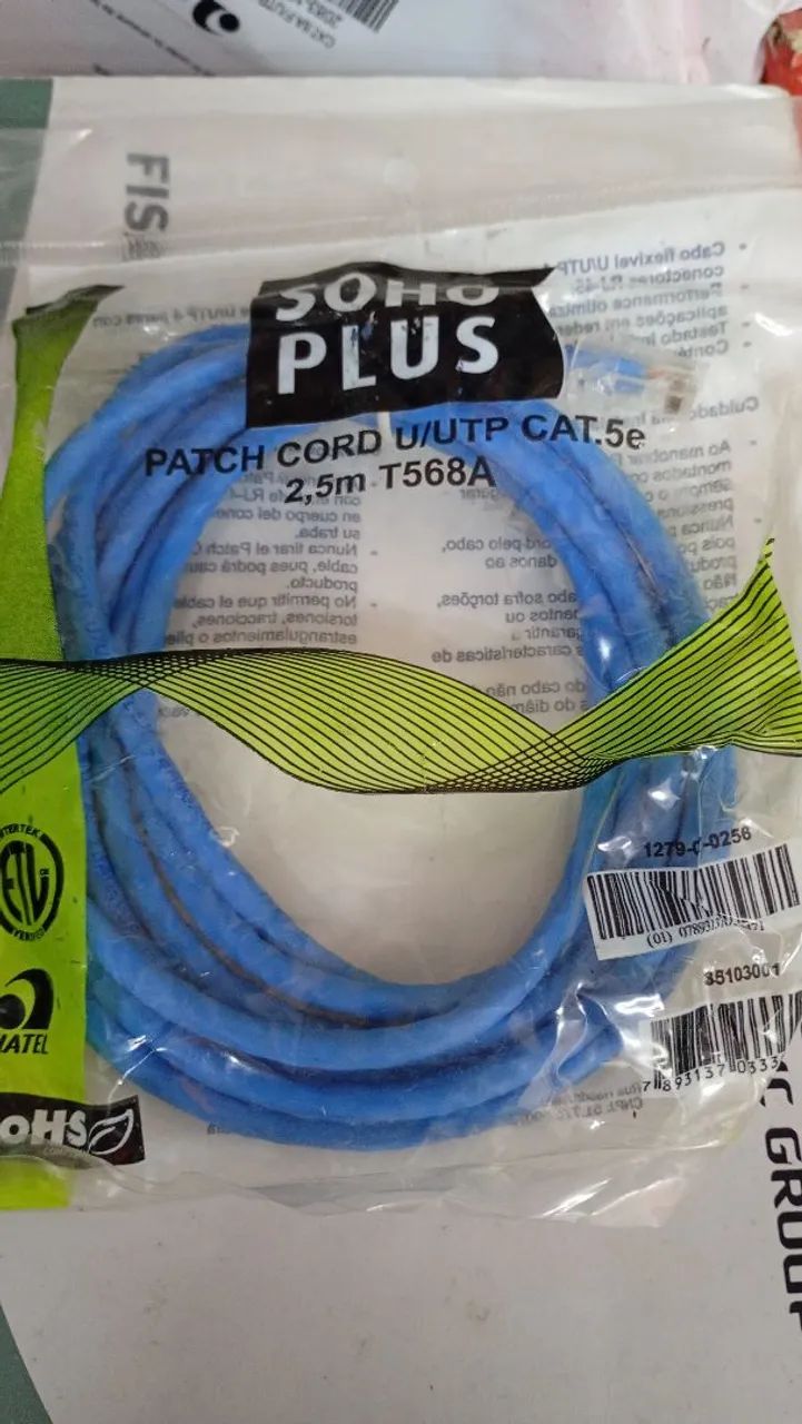 Patch cords cat5E 