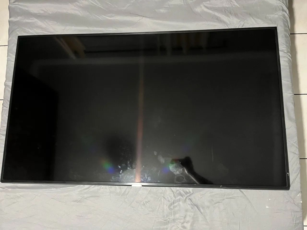 SMART TV SAMSUNG QLED55 (tela queimada)