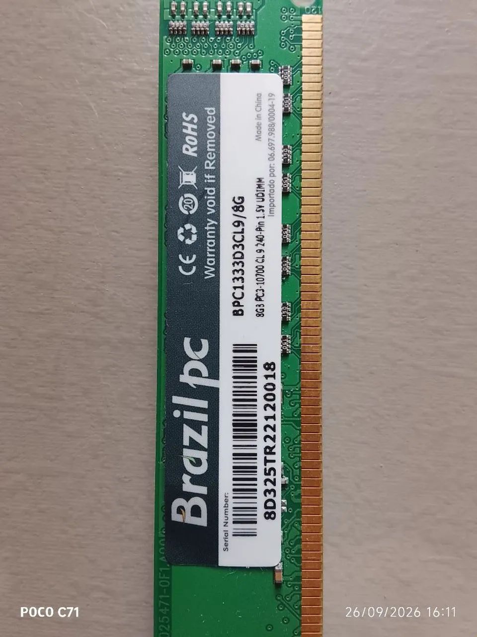 Memórias DDR3 de PC e NOTEBOOK  - Foto 3