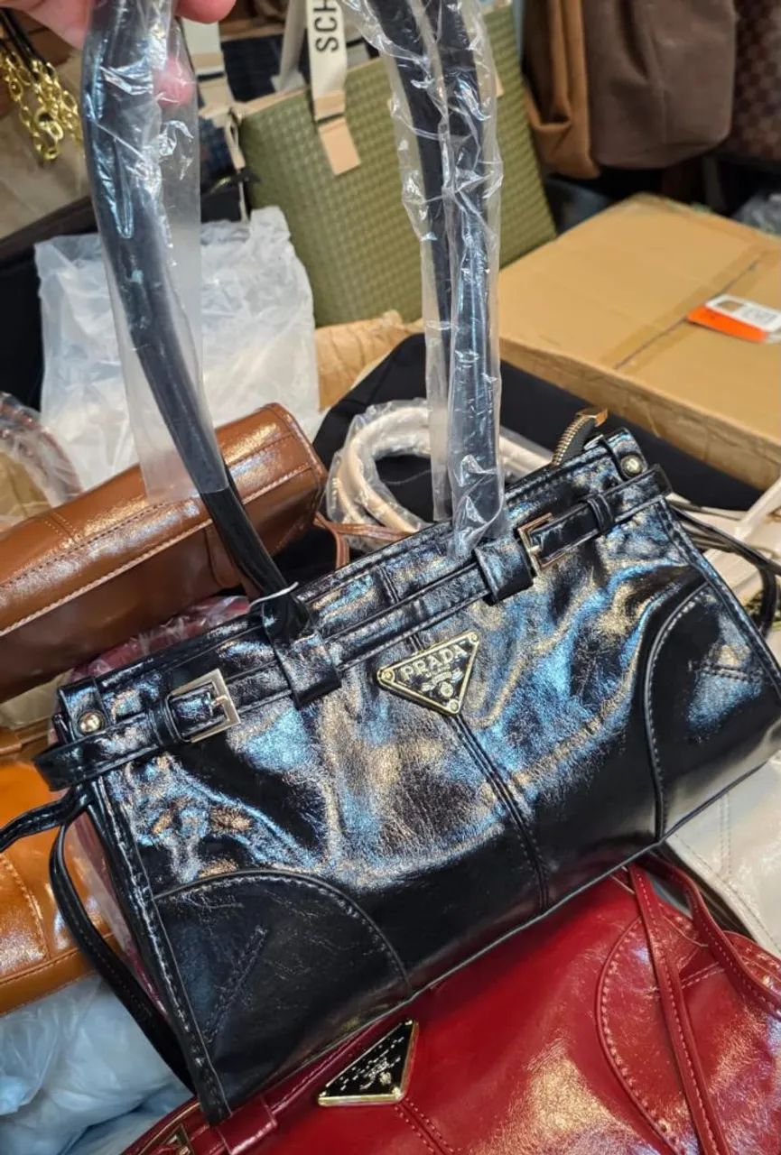 Bolsa Estilo Prada Bonnie mini Linha Importada  - Foto 2