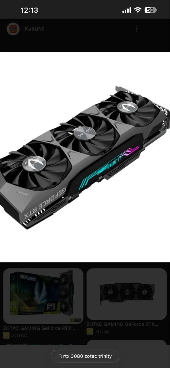 RTX3080 zotac 