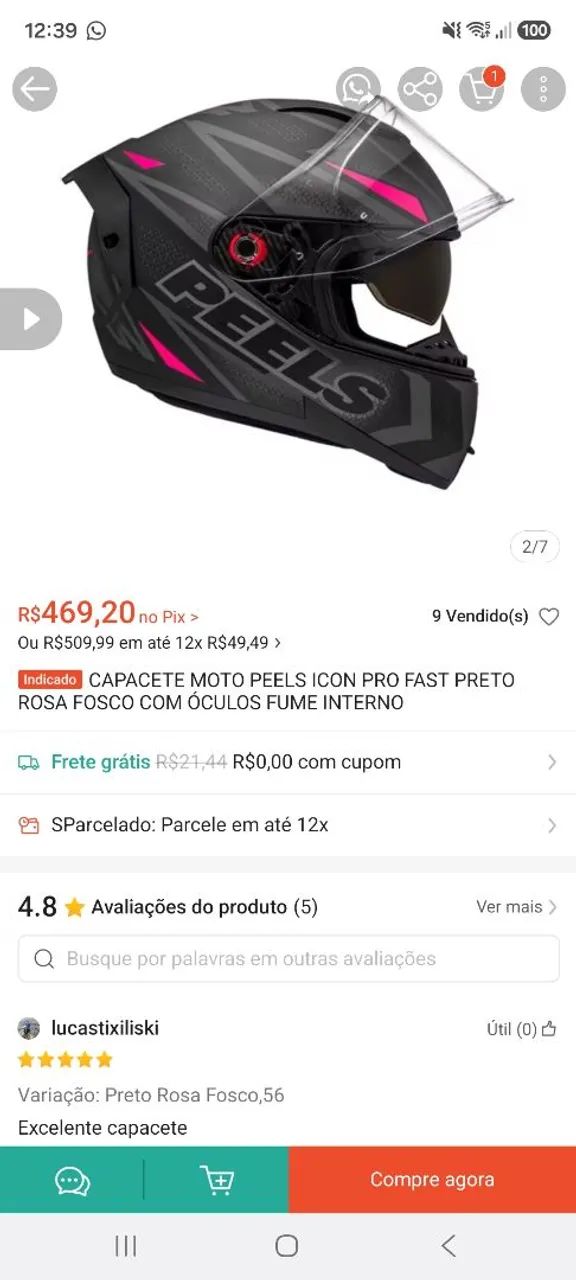 Capacete PEELS - Foto 5