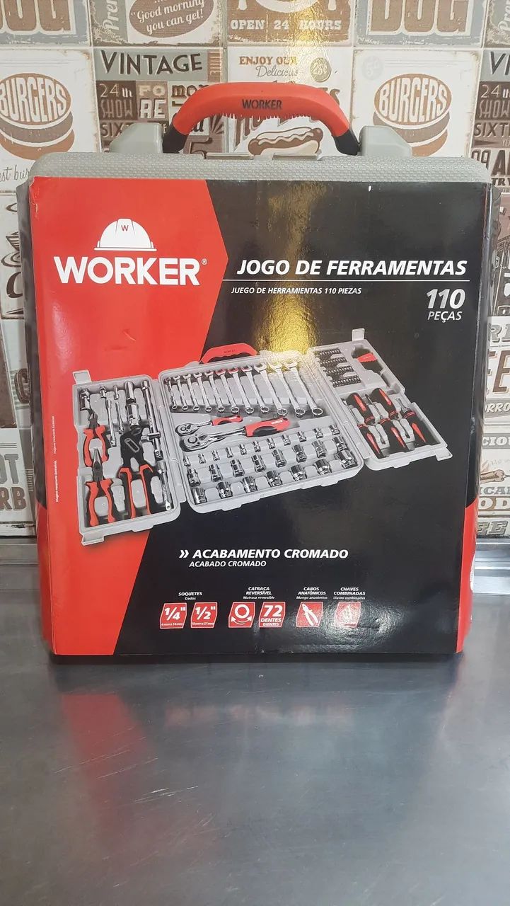 Jogo de Ferramentas Profissional 110 Peças  - Foto 2