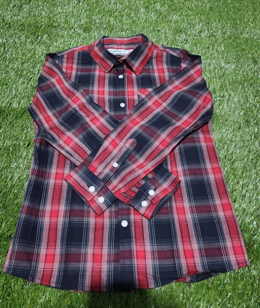 Camisa xadrez tamanho 12 - Foto 2
