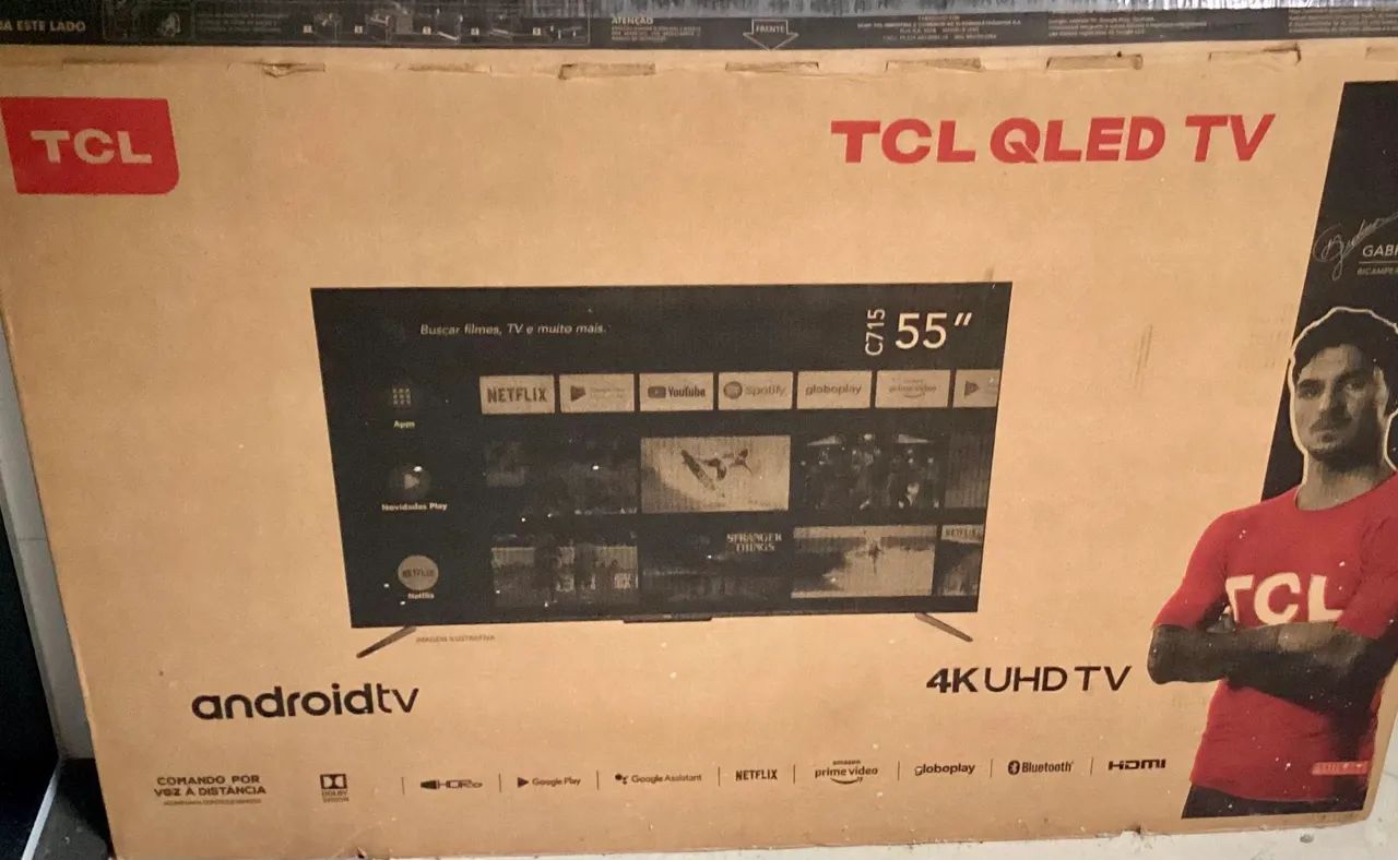 TV 4K de 55 polegadas com Android