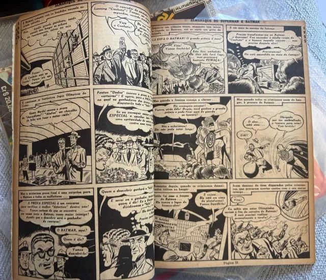 Almanaque Superman e Batman 1955 REFILADO EBAL - Foto 4