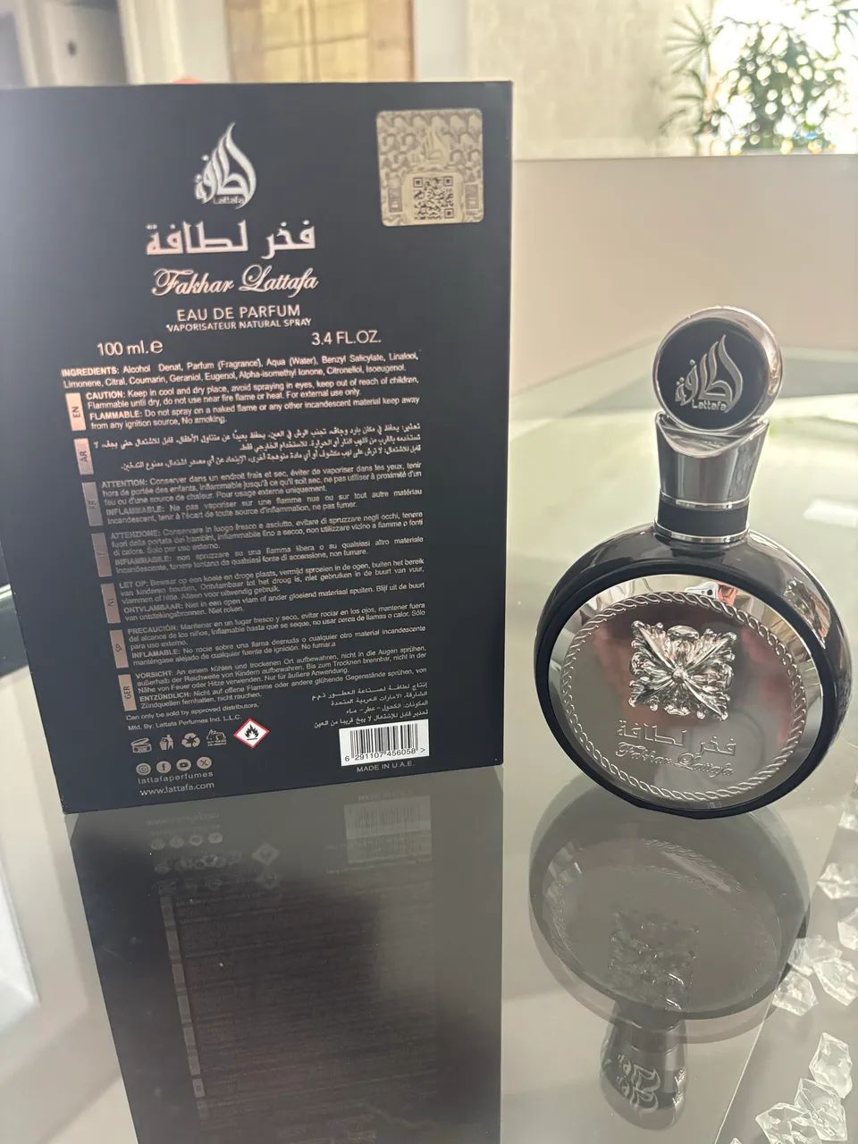 Perfume árabe masculino, Fakhar Black - Eau de Parfum - Foto 4