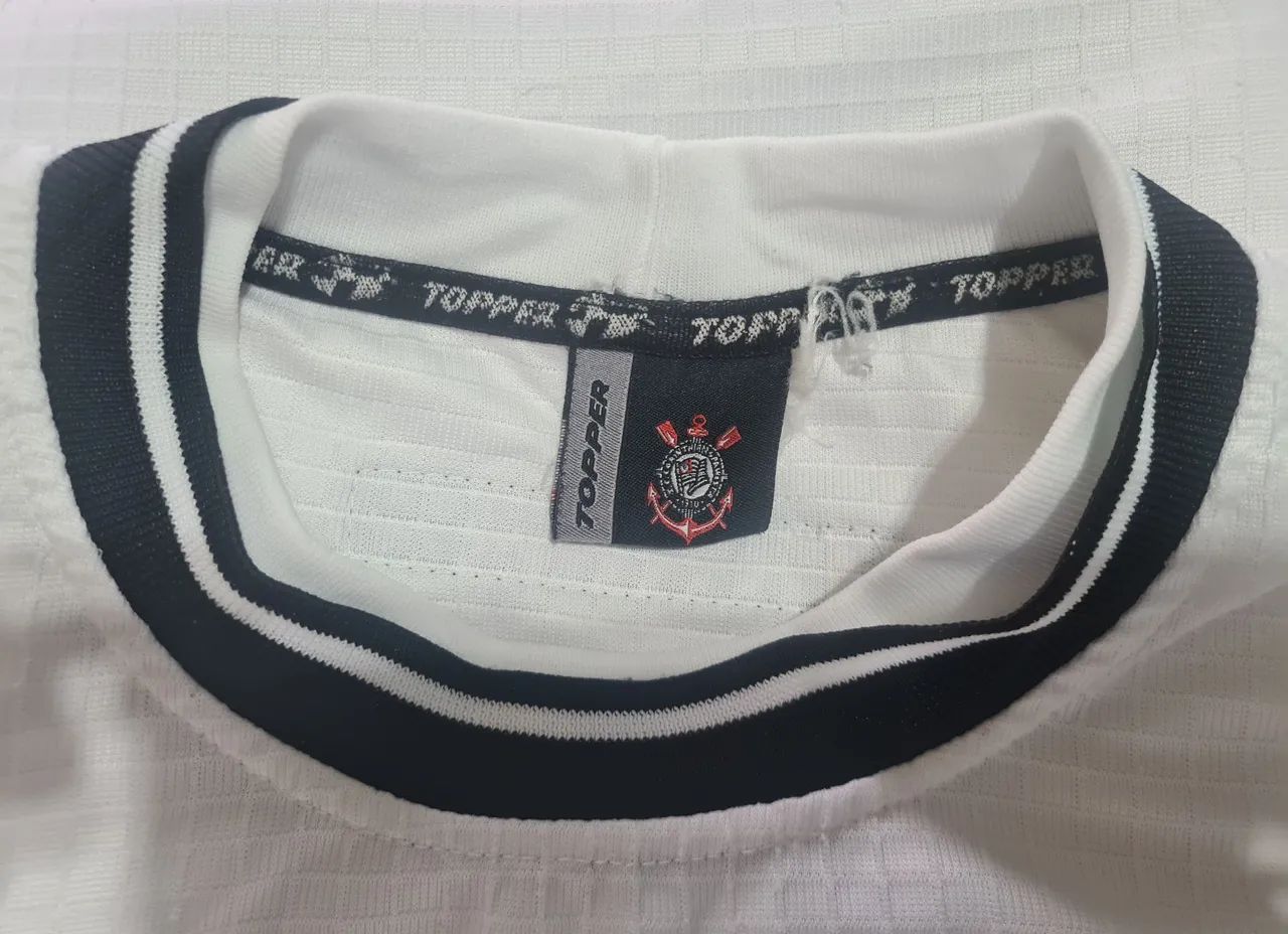 CAMISA ORIGINAL DO CORINTHIANS USADA POR FREDDY RINCON NO ANO 2.000 (ORIGINAL TOPPER) - Foto 5