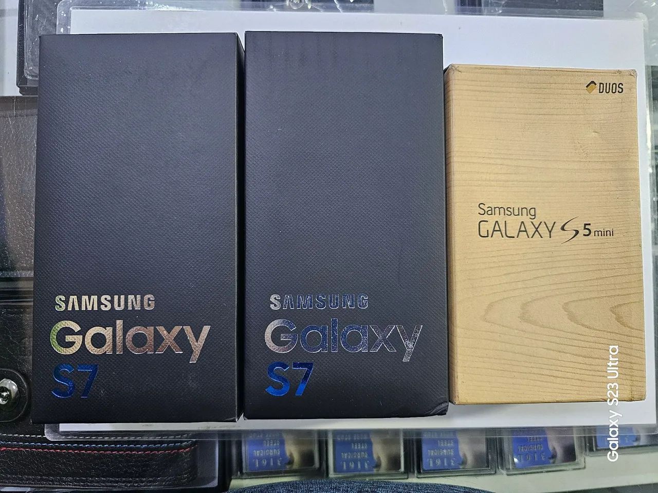 Lote de caixas S7 e S5 mini