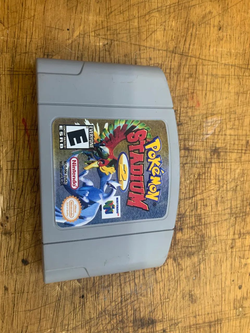 3 fitas Nintendo 64 Pokemon stadium 1 e 2 interanational super star soccer 64 usados - Foto 4
