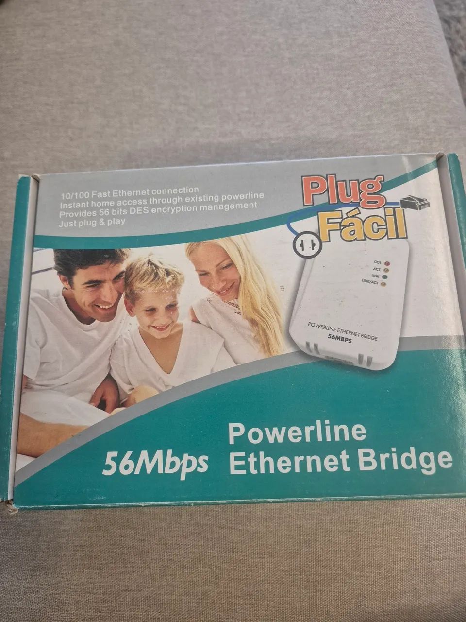 POWERLINE 56 Mbps ETHERNET BRIDGE