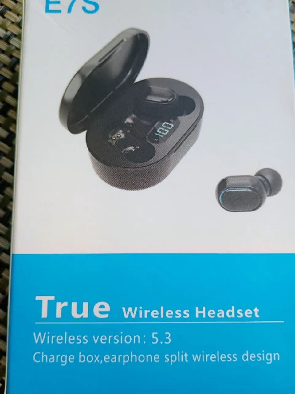 Fone Bluetooth E7s sem fio Tws Bluetooth 5.3  - Foto 2