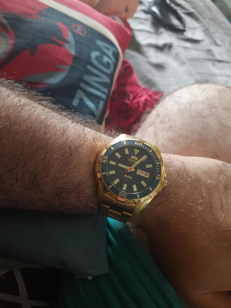 orient três estrelas AUTOMÁTICO ref.469gp878f - Foto 4