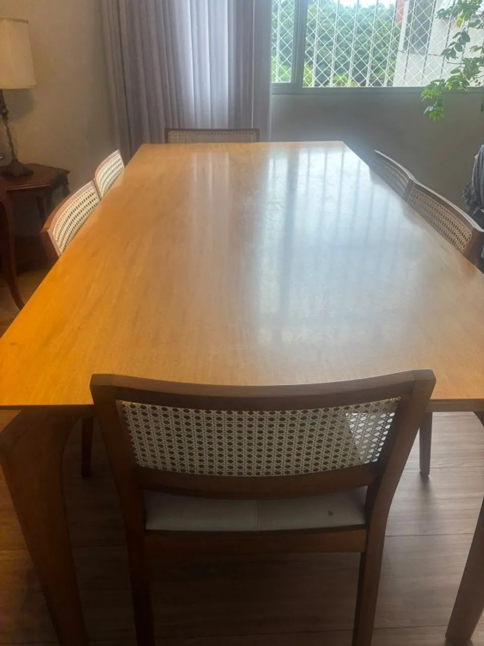 mesa de jantar retangular de madeira (sem cadeiras) - Foto 3