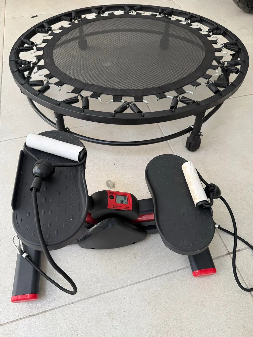 Jump e mini Stepper simulador de caminhada com LCD