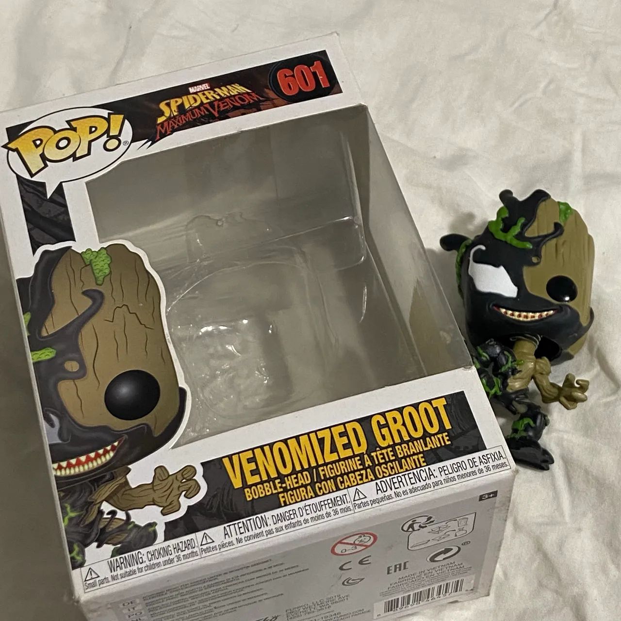 Funko Pop 601 - Marvel Homem Aranha Venomized Groot - Foto 2